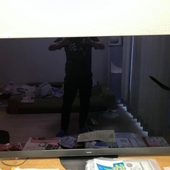 液晶が壊れたテレビ