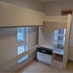 IKEA ロフトベッド　机と引き出し　取りに来られる方限定の画像