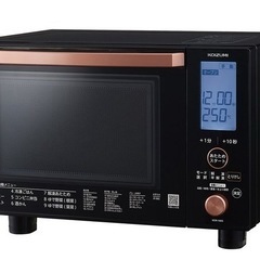 コイズミ KOIZUMI オーブンレンジ 縦開き 16L ブラック KOR-1603/K