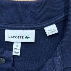 【決定】ラコステ　ポロシャツ　ネイビーの画像