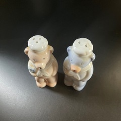 カントリー調レトロ陶器製くまさんの画像