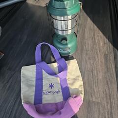 コールマンコーヒードリッパー　おまけスノーピークノベルティ&コールマン蛍光灯ランタンの画像