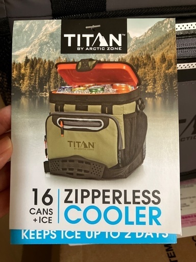 未使用お値下げTaitan ジッパーレスクーラーBOX 16CANS
