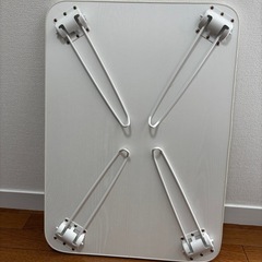 スイデコ　折りたたみテーブル  ホワイトの画像