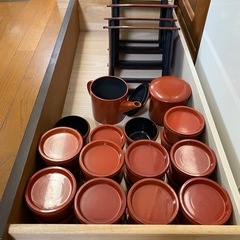 蕎麦用セイロ　　猪口　蕎麦湯入れの画像