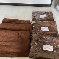 大判タオルとフェイスタオル
