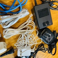 TVなどの配線ケーブル　充電コード　3口電源など色々の画像