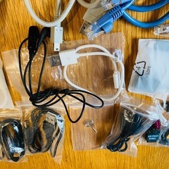 TVなどの配線ケーブル　充電コード　3口電源など色々の画像