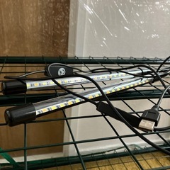観葉植物　ビニール温室　LEDライト2本