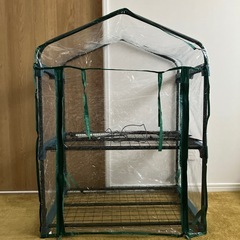 観葉植物　ビニール温室　LEDライト2本の画像