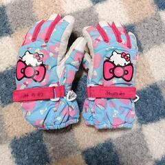 ハローキティ 雪遊び 子供用 スノー手袋の画像