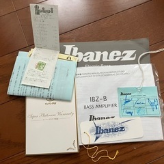 【〜6/2】Ibanez ホワイト SR350PW +セミハードケース アンプ ピック ベース bass amp picの画像