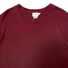 Calvin Klein Jeans ワインレッドtシャツ Msizeの画像