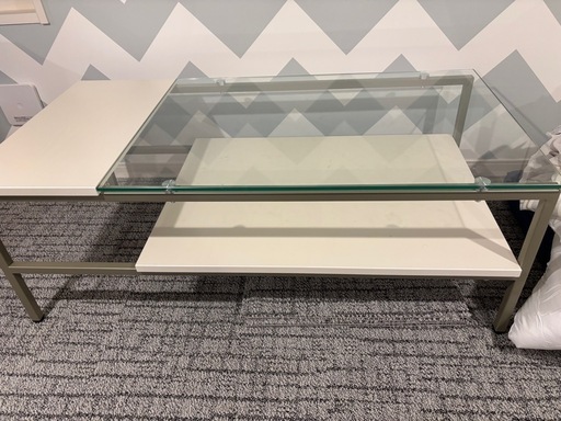 ニトリ ガラステーブル