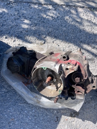 郵政カブMD90エンジン・ミッション付き