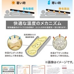ニトリ温度調整 掛け布団 シングル(K2424 S)の画像