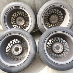 BBS 鍛造 軽量 15インチ 6.5j +40 114.3 5H　195/55R15の画像