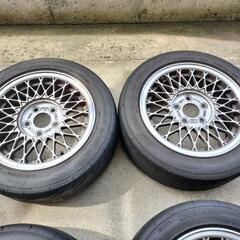 BBS 鍛造 軽量 15インチ 6.5j +40 114.3 5H　195/55R15の画像