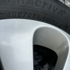 155/65R14タイヤホイールセットの画像