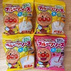 アンパンマン　フルーツソース いちご・ミックスフルーツ
