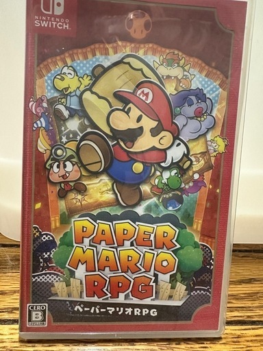 即決 新品未開封 シュリンク付 任天堂 ペーパーマリオRPG ソフト