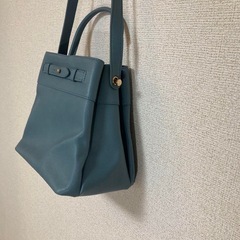 LEPSIM 大幅値下げ　ティール ハンドル付きショルダーバッグ の画像