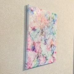 モニター価格【一点物】アルコールインクアート 原画 キャンバス 絵画の画像