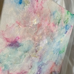 モニター価格【一点物】アルコールインクアート 原画 キャンバス 絵画の画像