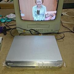 ブラウン管テレビデオとdvdプレイヤーの画像