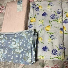 Wサイズ　新品袋無し☆掛け敷き布団　　　　カバー他