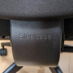 オフィスチェア 事務用品 Steelcase イス 黒 の画像