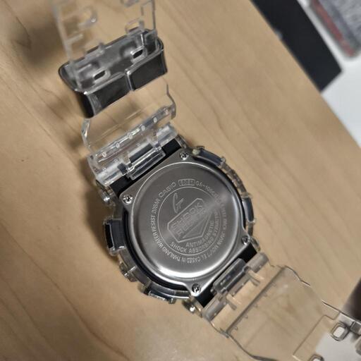 美品 G-SHOCK GA-100CF スケルトンカスタム (syu350) つくばの