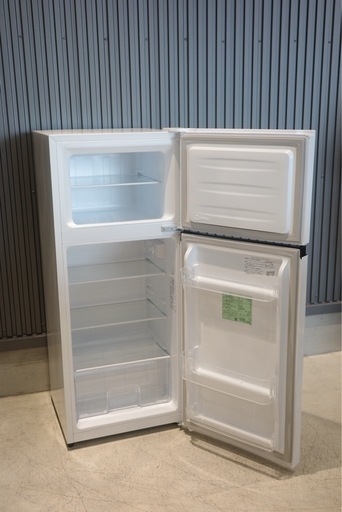 美品】Hisense 2ドア冷蔵庫 120L（HR-B12E2W）ホワイト (こぶつ