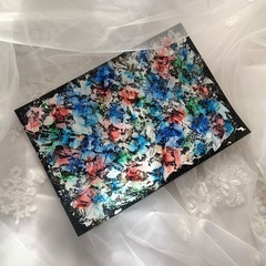 【一点物】アルコールインクアート 原画 絵画 フレーム付き