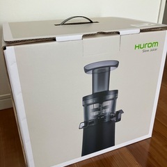 新品未使用　ヒューロム　スロージューサーマットブラック　H-AA