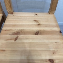 IKEA ウッドチェア　食宅用等に！　の画像