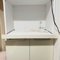 無料 5/22まで ニトリ食器棚（レンジ台)