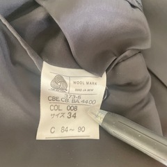 Calvin Klein ブラックスーツの画像