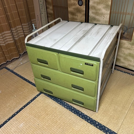 鉄製の衣装ケース (コウダム) 野田の収納家具《収納ケース》の中古 
