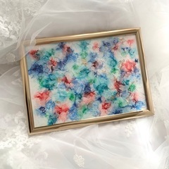 【一点物】オーダー制作受付中！宇宙に一つ アルコールインクアート...