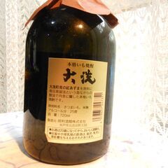 【出品中お酒全品１０％OFF】焼酎　大洗　かめ壺貯蔵　本格いも焼酎　７２０ｍLの画像