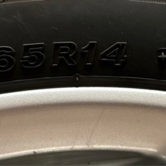 155/65R14 ブリヂストン スタッドレスタイヤホイールセット2023年製造 4本の画像