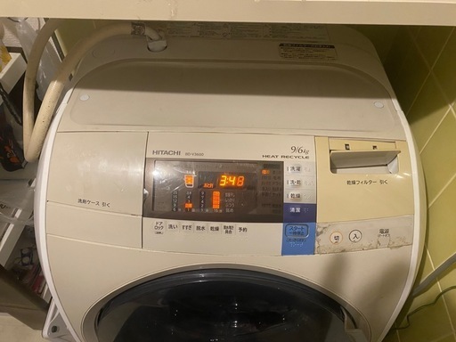 ストア 日立ドラム式洗濯乾燥機 BD-V3600 伊勢崎引取り HITACHI BD