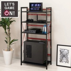 新品 ニトリ ゲーミング シェルフ 組み立て済み　取りに来れる方のみ販売の画像