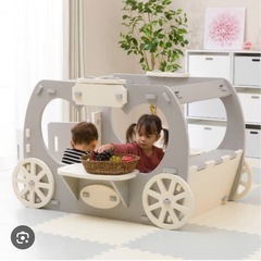 やわらか素材 ふわふわ キッズ馬車 の画像