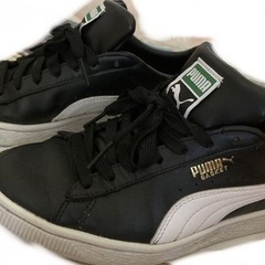 PUMA プーマ 23.5 ブラック マット 