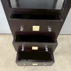 オープンシェルフ オープンキャビネット スリムキャビネット シェルフ キャビネット 飾棚 飾り棚 RW320の画像