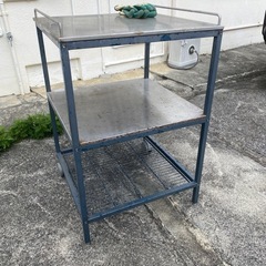 スチール　作業台　ステンレス
