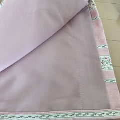 花柄刺繍入り遮光裏地付きドレープカーテンの画像