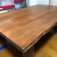 天然木　座卓　120x75x34  　